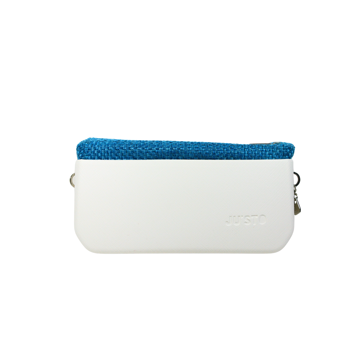 Geantă damă, crossbody, mică, albă, Navagio Blue - Zaha Boutique