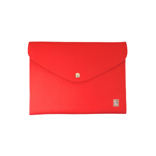 Geantă portfard cosmetice Neoprene Red - Zaha Boutique