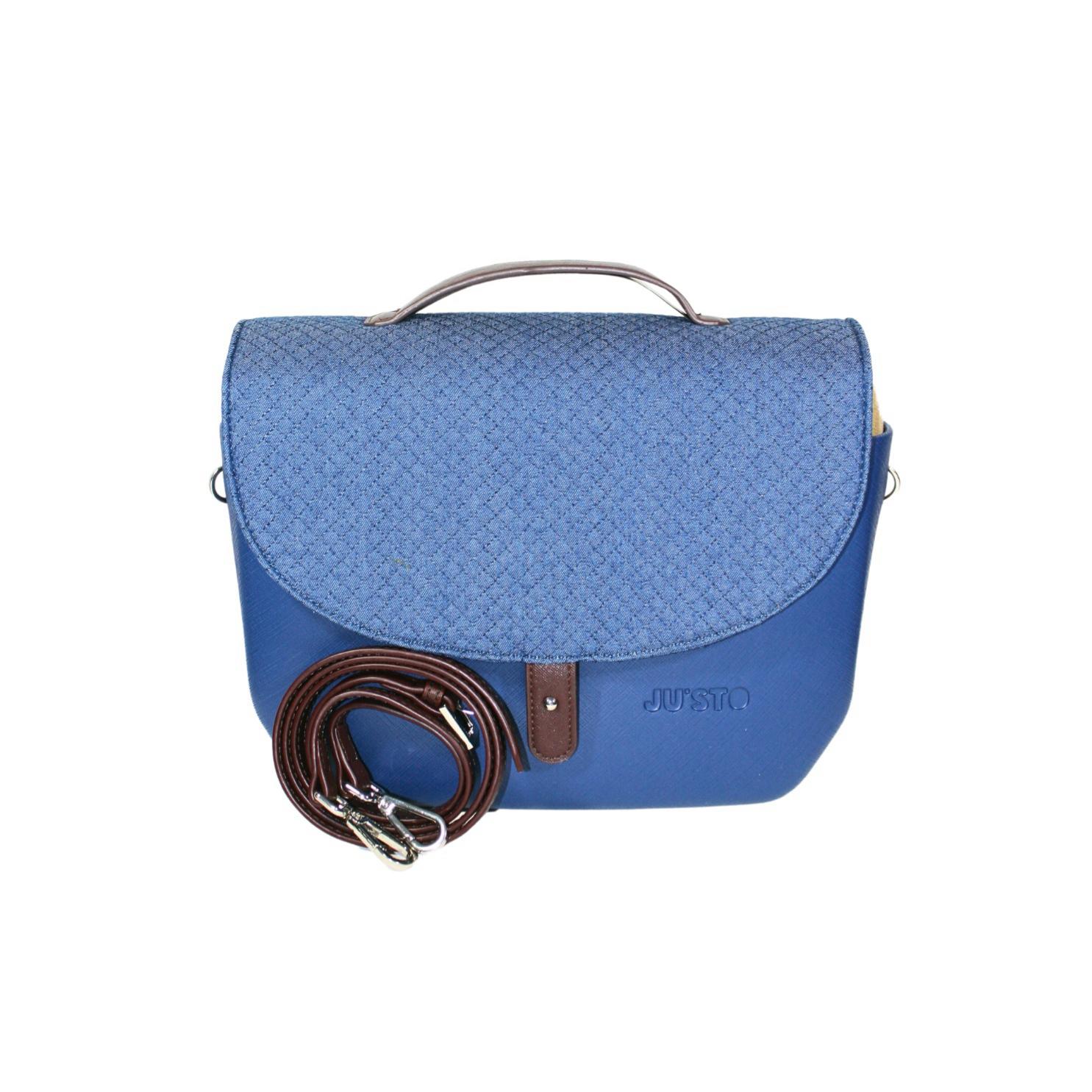 Geantă damă, de mână, crossbody, Deep Blue - Zaha Boutique