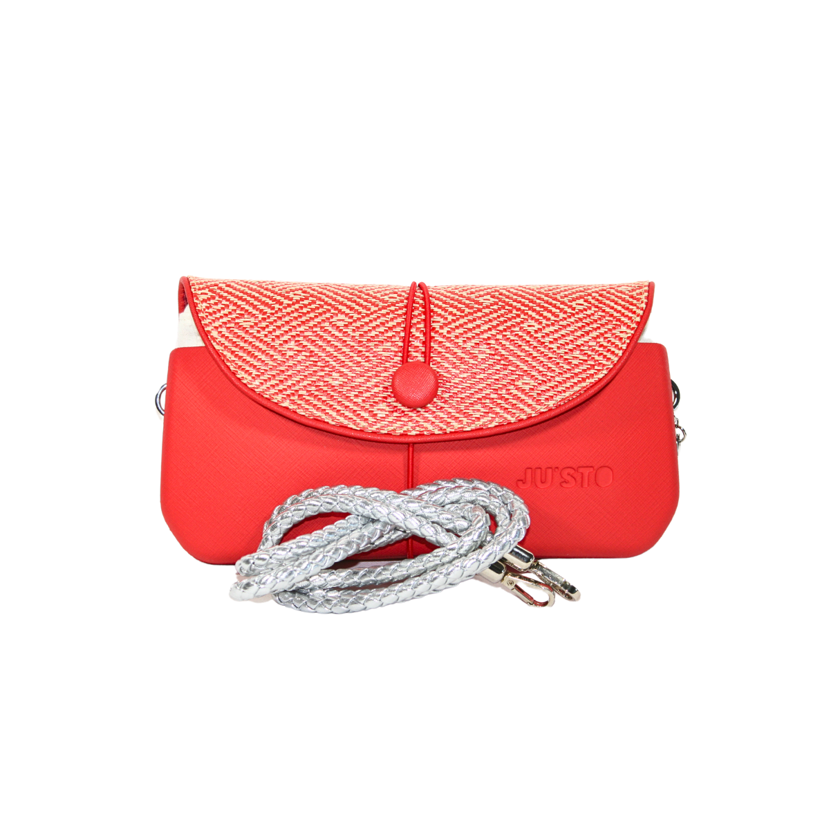 Geantă damă, crossbody, mică, rosie, Flushy Red - Zaha Boutique