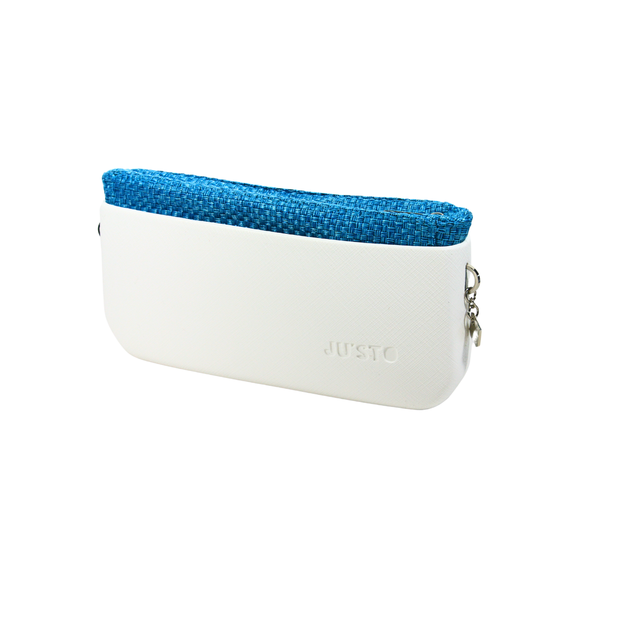 Geantă damă, crossbody, mică, albă, Navagio Blue - Zaha Boutique