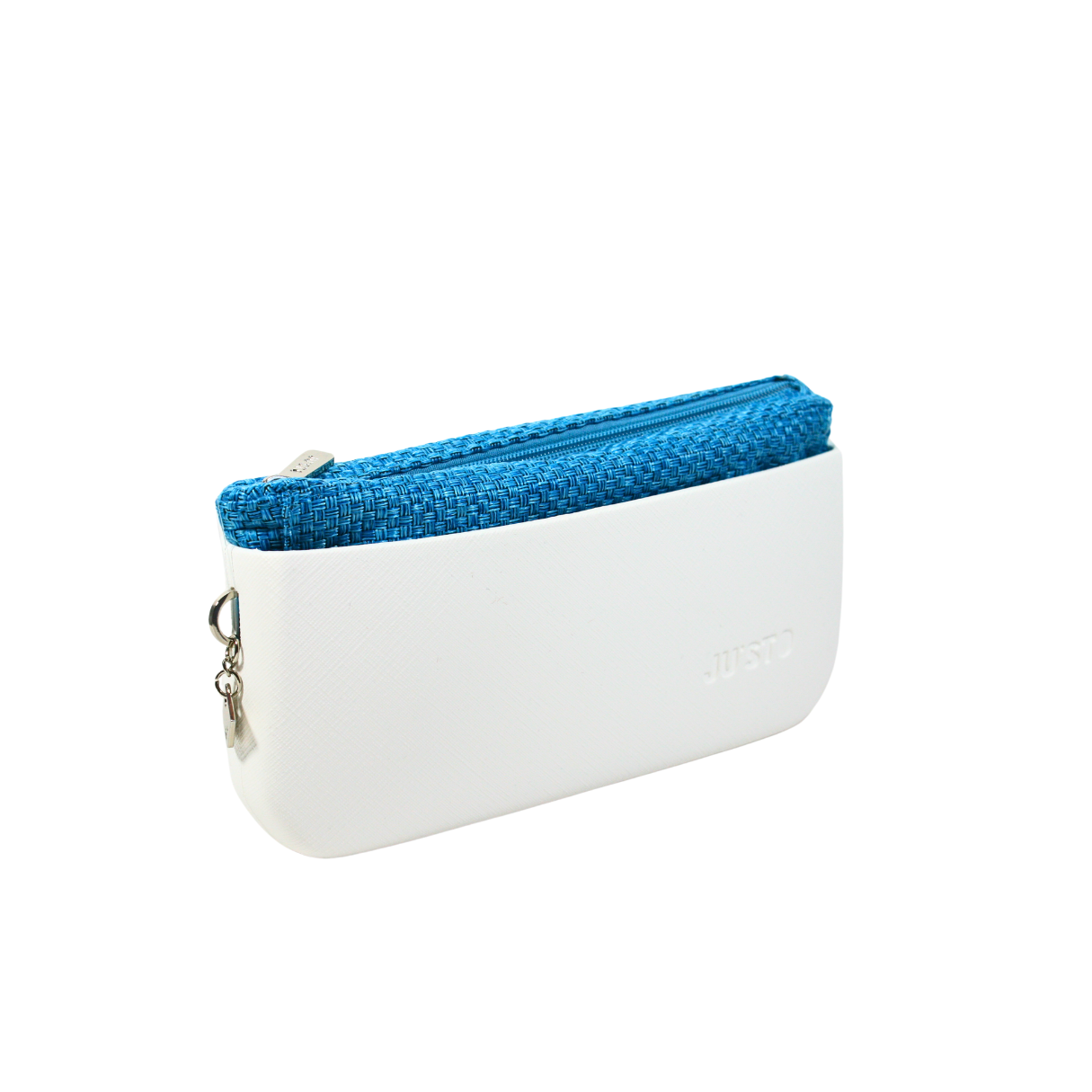 Geantă damă, crossbody, mică, albă, Navagio Blue - Zaha Boutique