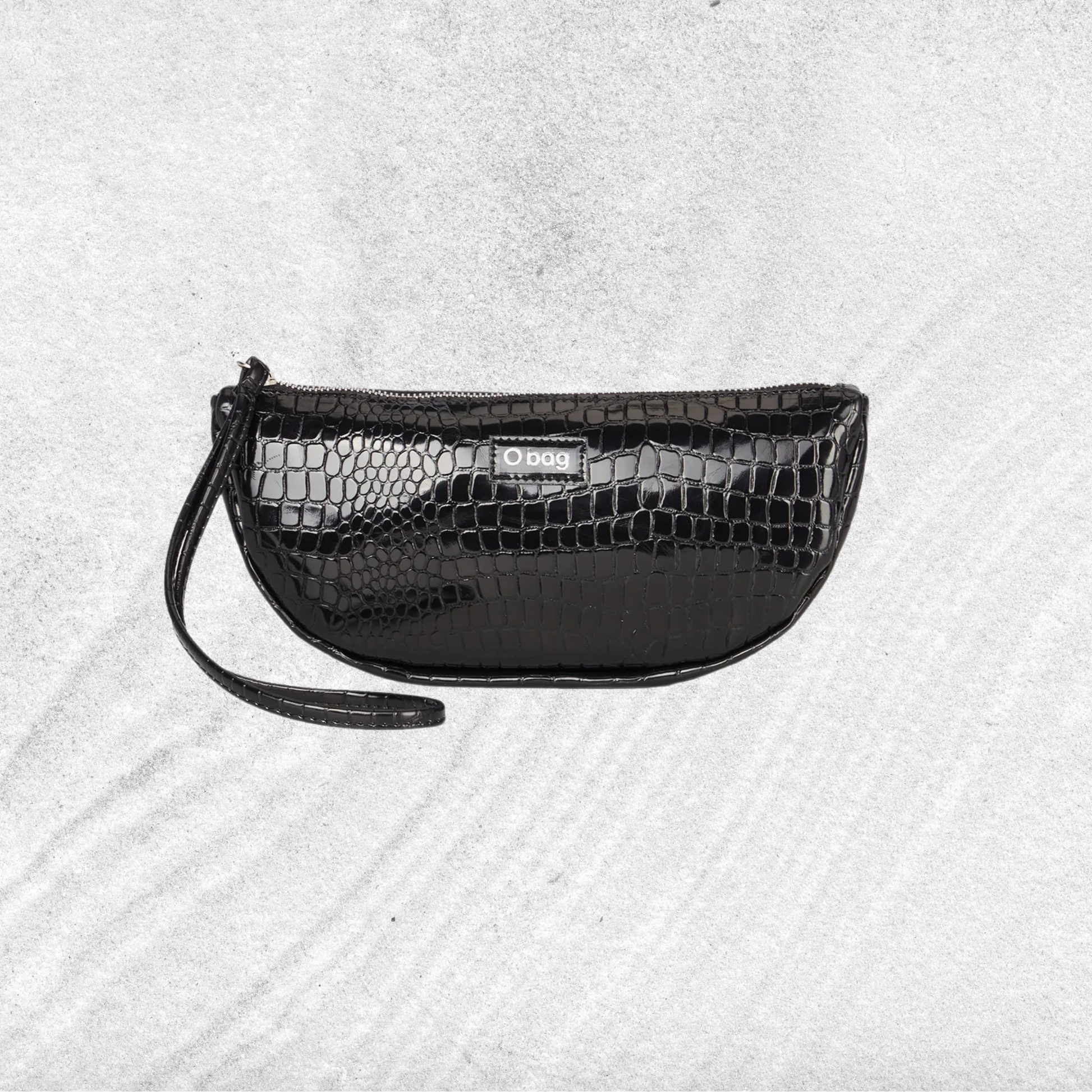 Geantă damă, de mană, O bag Lips black - Zaha Boutique