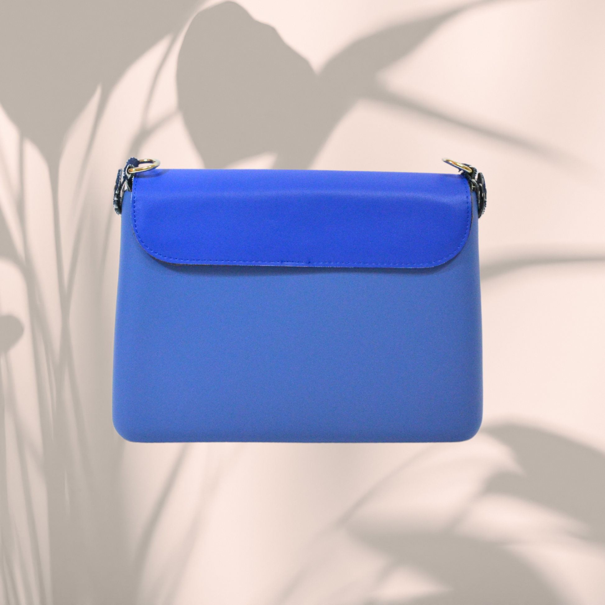 Geantă damă, de umăr, O Bag Glam Imperial Blue - Zaha Boutique