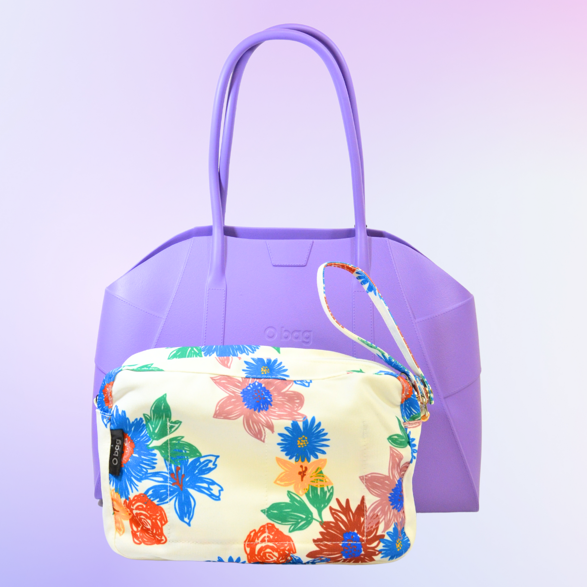 Geantă damă, de mană, O Bag Unique Violet - Zaha Boutique