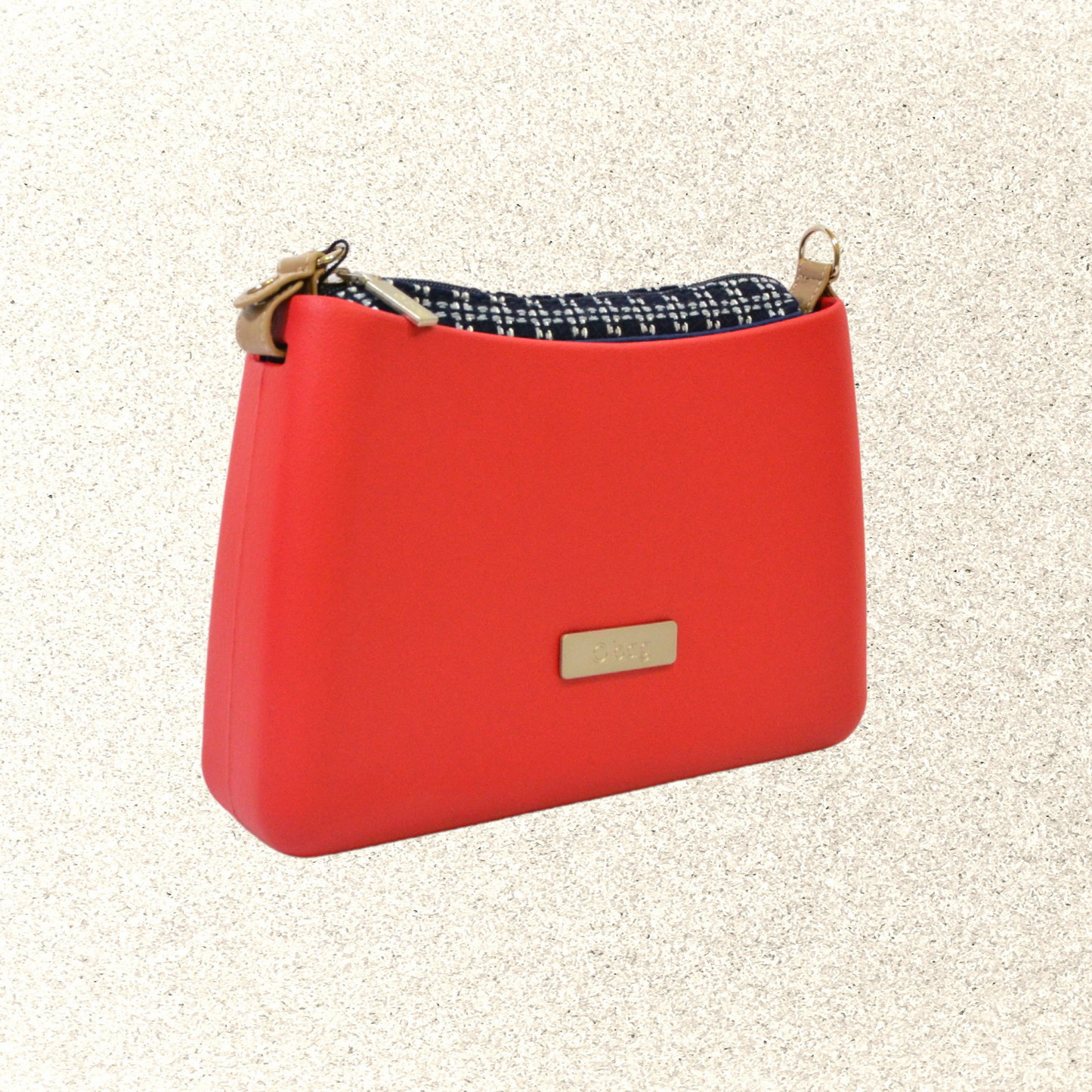 Geantă damă, de umăr, O bag Glam Red - Zaha Boutique