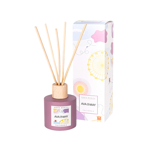 Parfum de cameră AVA & MAY Santa Monica 100ml cu arome de citrice, flori de portocal și lemn de cedru